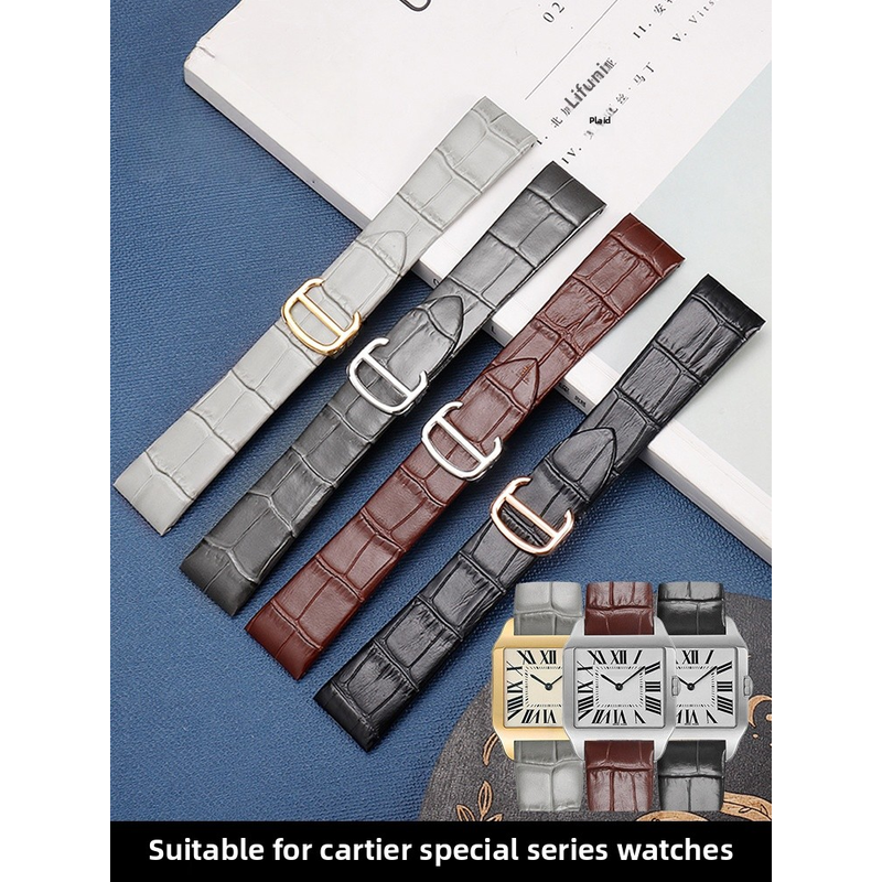Men'S Accessories Cartier - For Cartier Santos W2007051 W2006951 Genuine