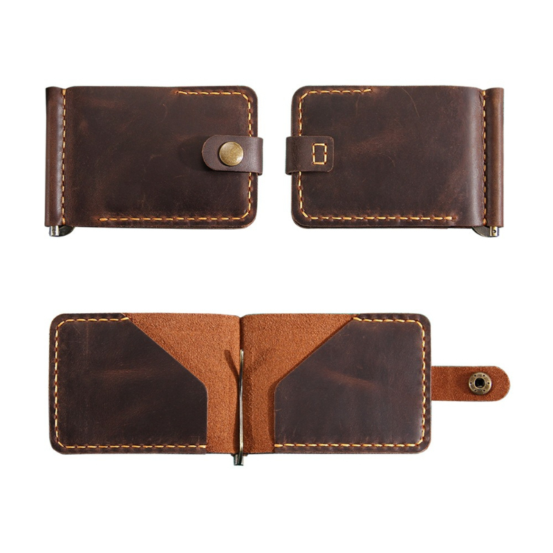 Crazy Horse Leather Money Clip - Money Clip Slim avis et prix
