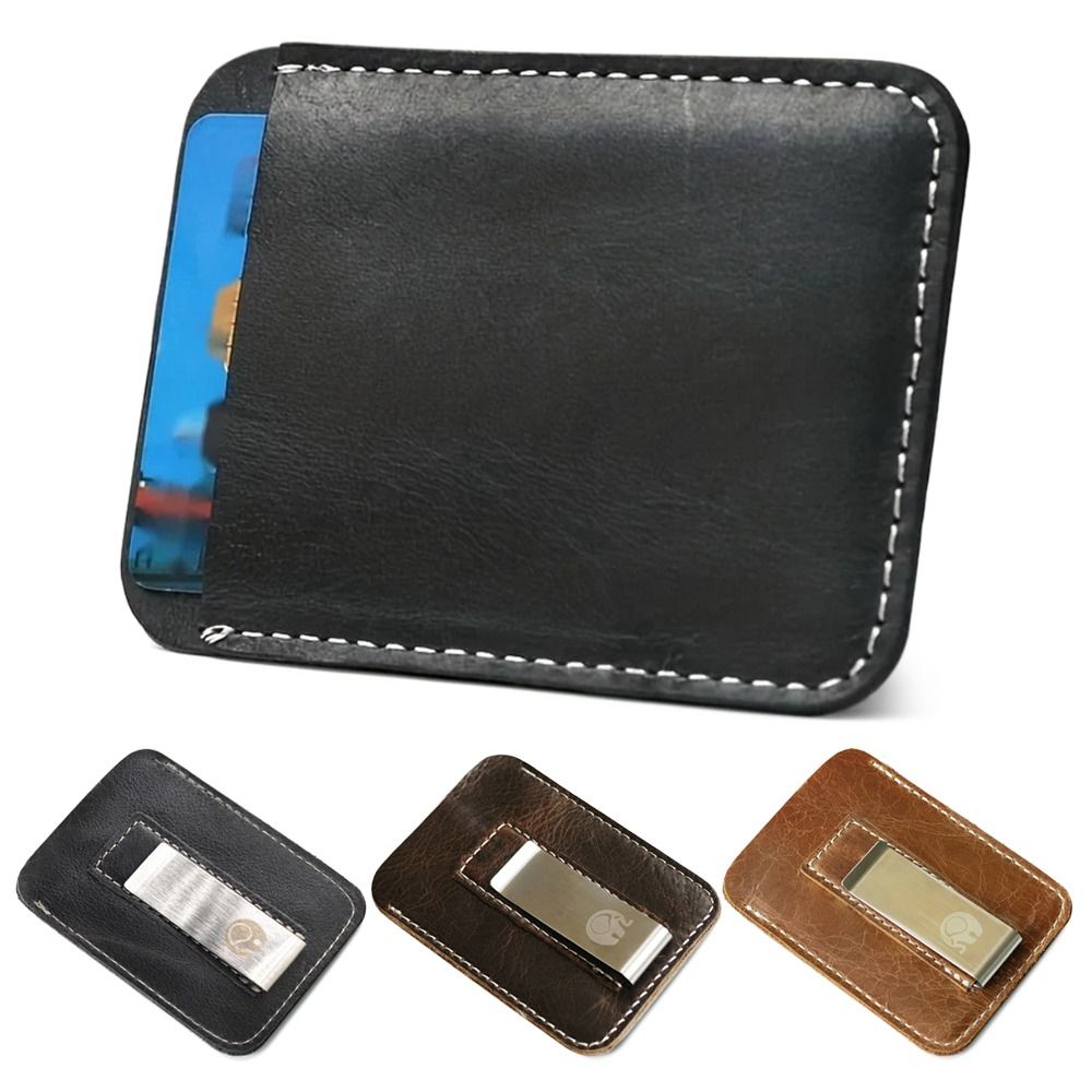 New Leather Genuine Leather Mo - Money Clip Slim avis et prix