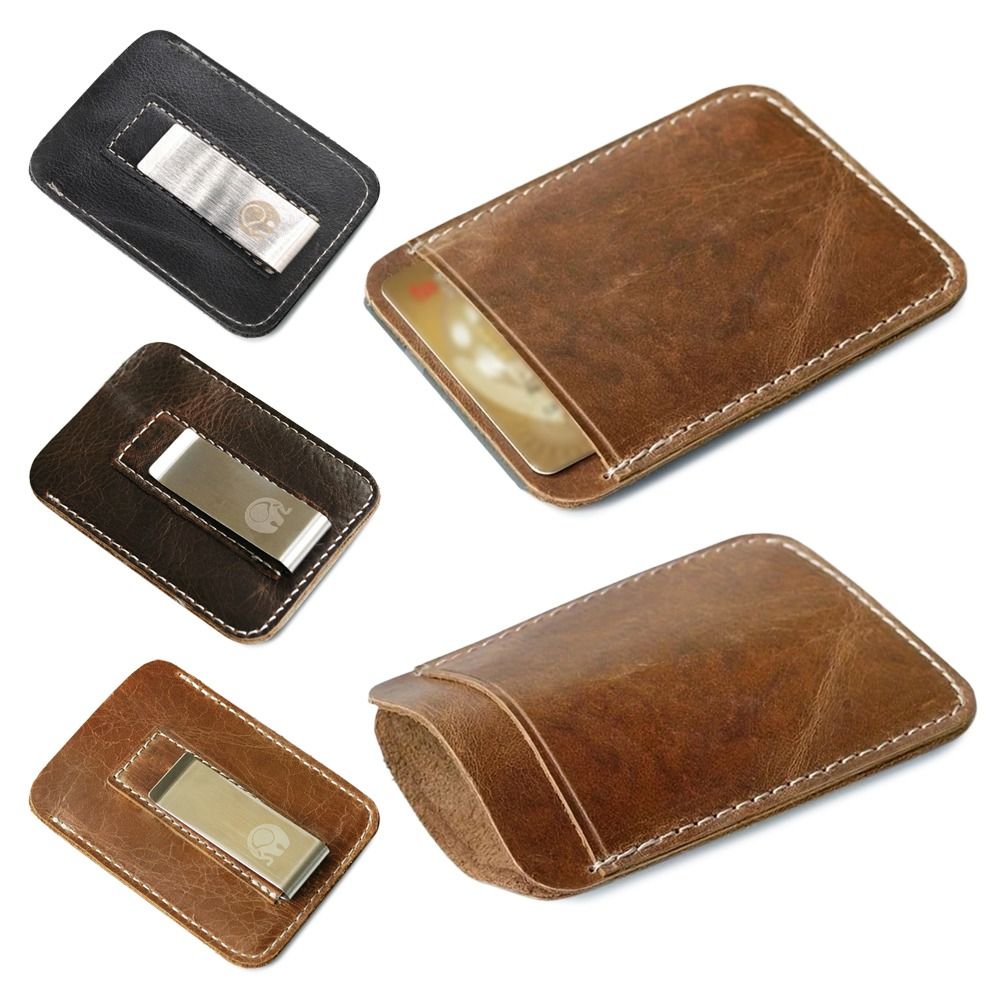 New Leather Genuine Leather Mo - Money Clip Slim avis et prix