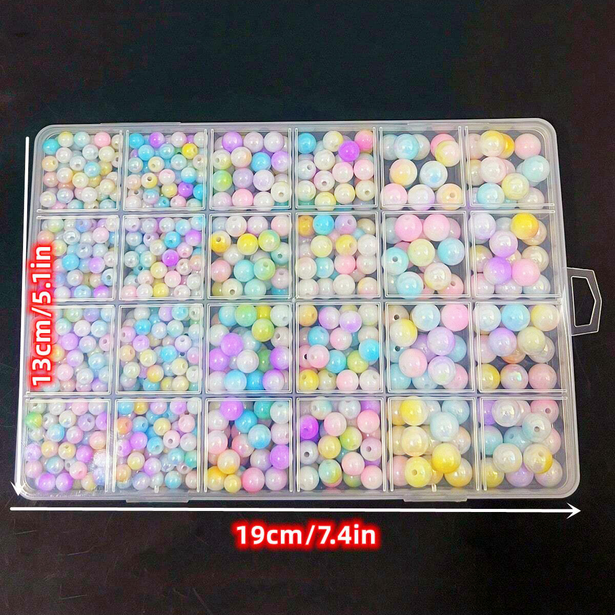 800pcs/24 grid set box 6mm/8mm - Men'S Accessories Jewelry Bracelet avis et prix