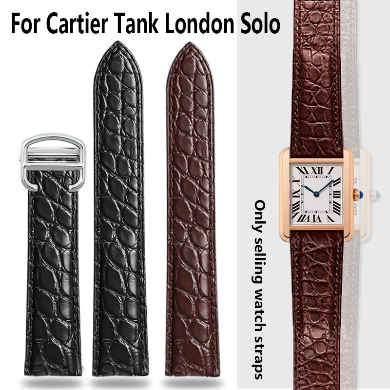 Crocodile Watchband 16 18 20 2 - Men'S Accessories Cartier avis et prix