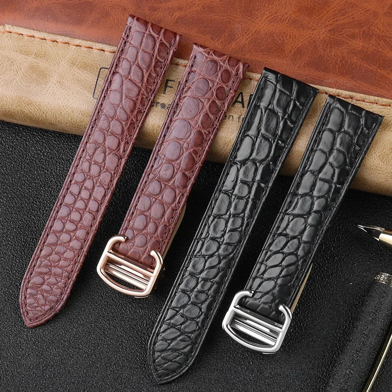 Crocodile Watchband 16 18 20 2 - Men'S Accessories Cartier avis et prix