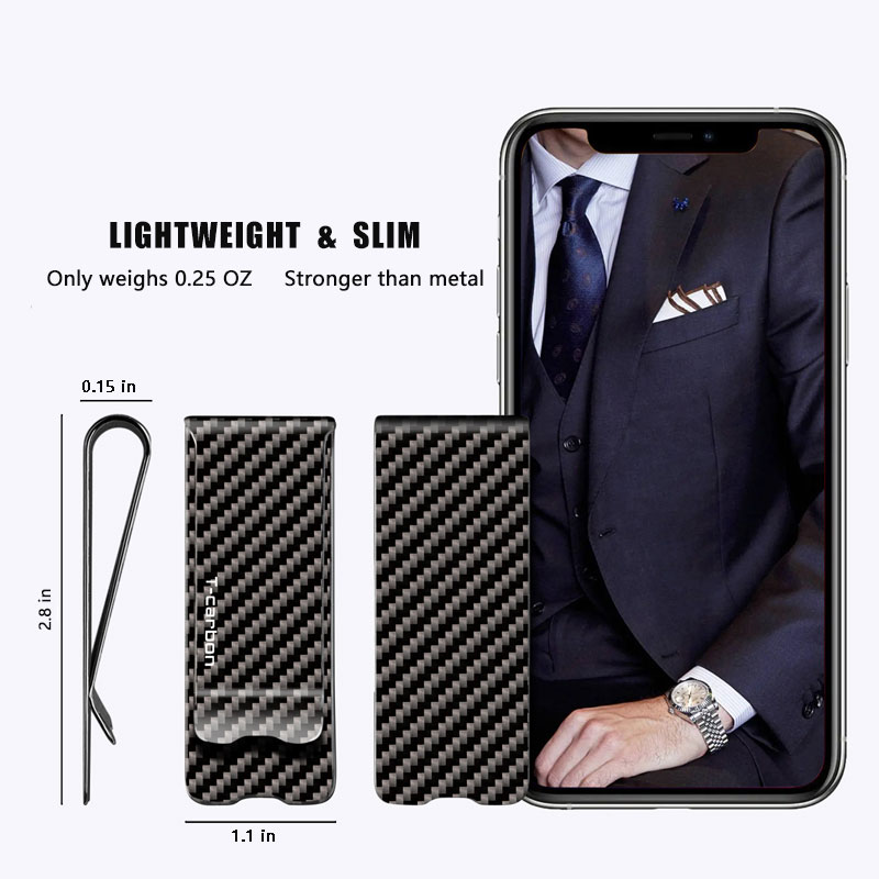 Carbon Fiber Money Clip for Ca - Money Clip Slim avis et prix