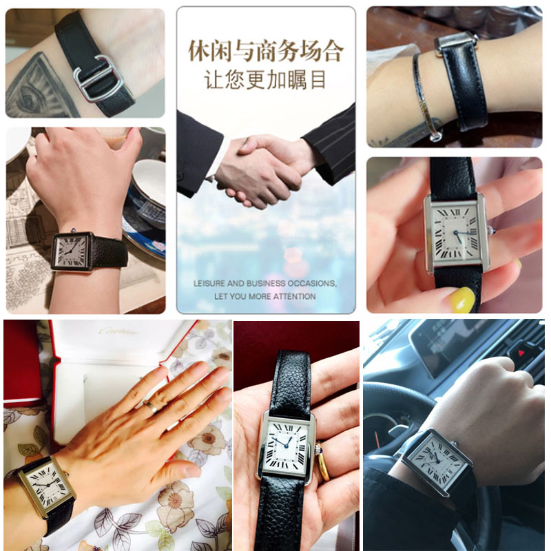 For Cartier TANK SOLO RONDE DE - Men'S Accessories Cartier avis et prix