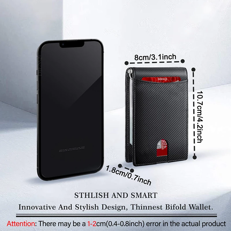 RFID Business Card Holder Men  - Money Clip Slim avis et prix
