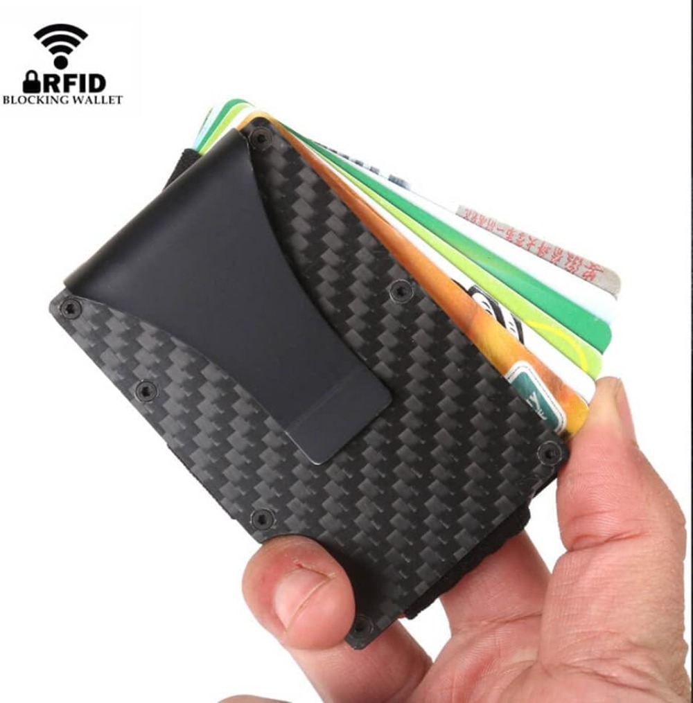 Slim Carbon Fiber RFID Blockin - Money Clip Slim avis et prix