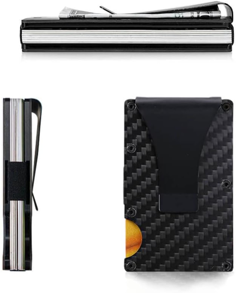 Slim Carbon Fiber RFID Blockin - Money Clip Slim avis et prix