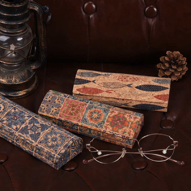 Natural Cork Glasses Case Hard - Men Accessories To Look Good avis et prix