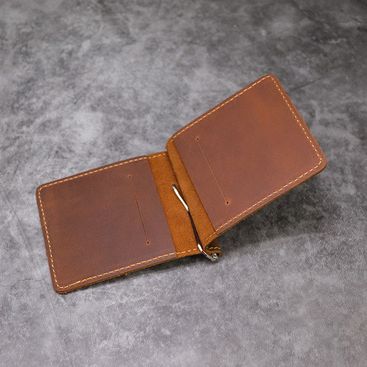 Handmade Genuine Leather Money - Money Clip Slim avis et prix