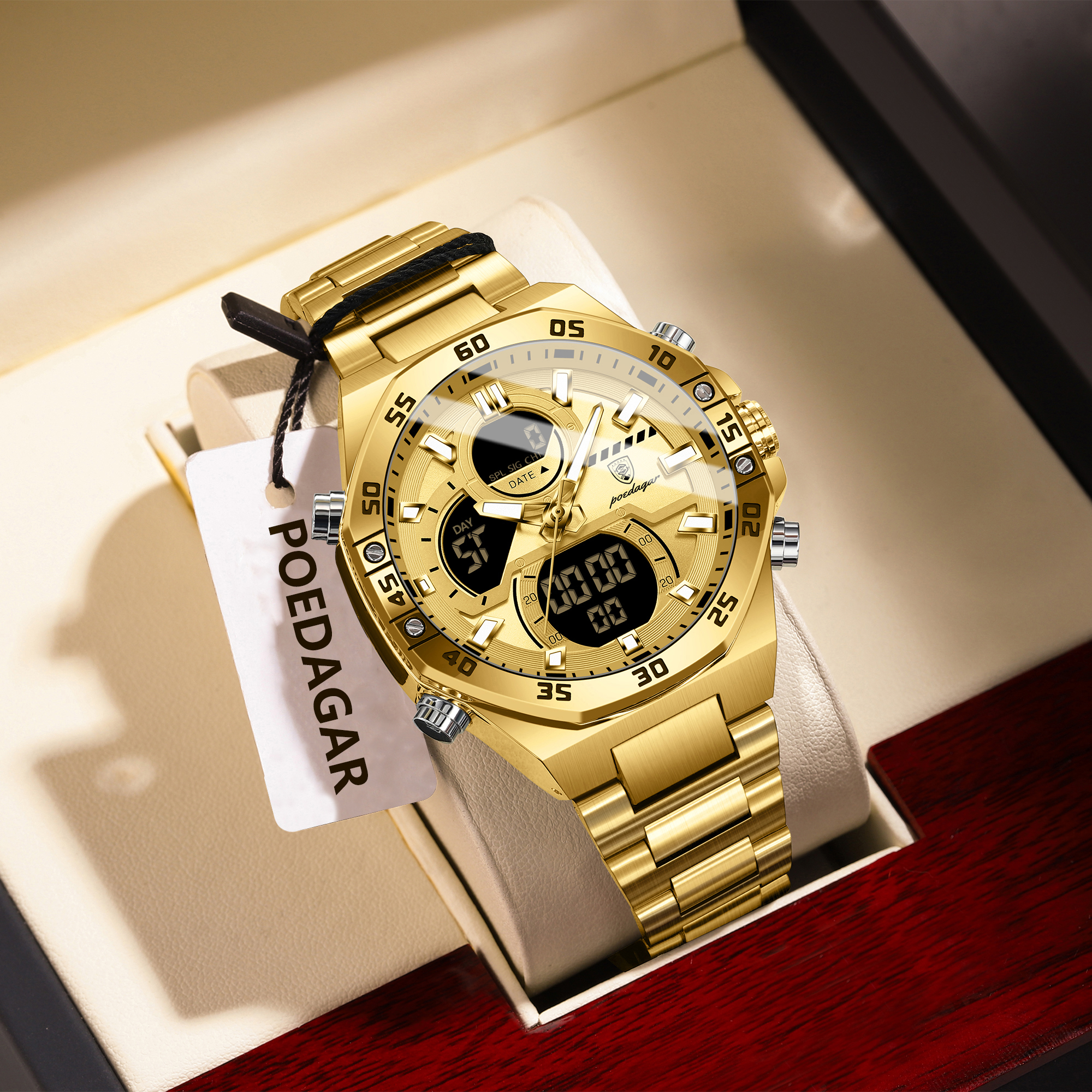 POEDAGAR Sport Men Watch LED W - Men'S Accessories Jewelry Bracelet avis et prix