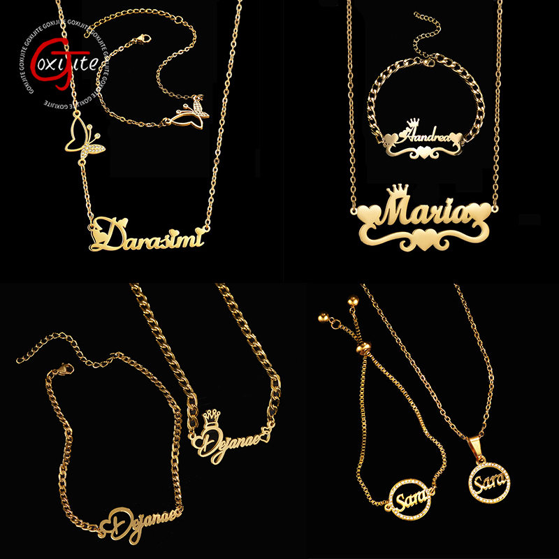Goxijite Customize Name Neckla - Men'S Accessories Jewelry Bracelet avis et prix