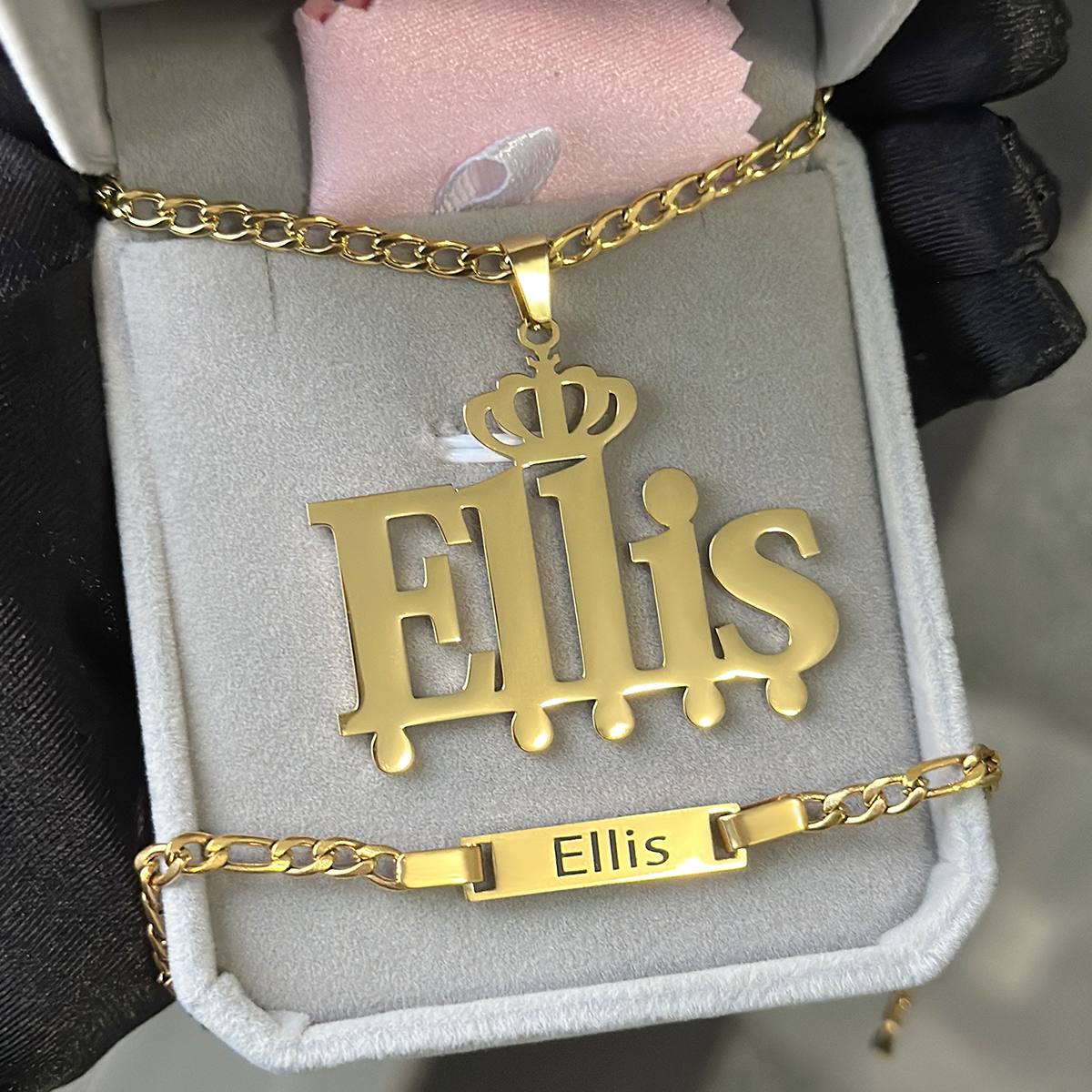 Custom Little Boy Name Necklac - Men'S Accessories Jewelry Bracelet avis et prix