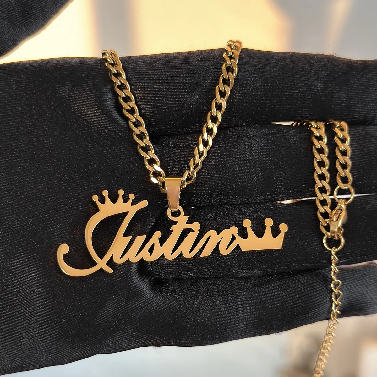 Customized Name Necklace Brace - Men'S Accessories Jewelry Bracelet avis et prix