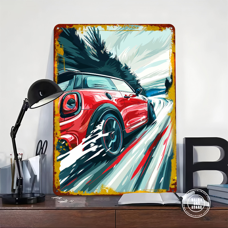 Red UK Car Cooper Racing Metal - Men'S Accessories Uk avis et prix