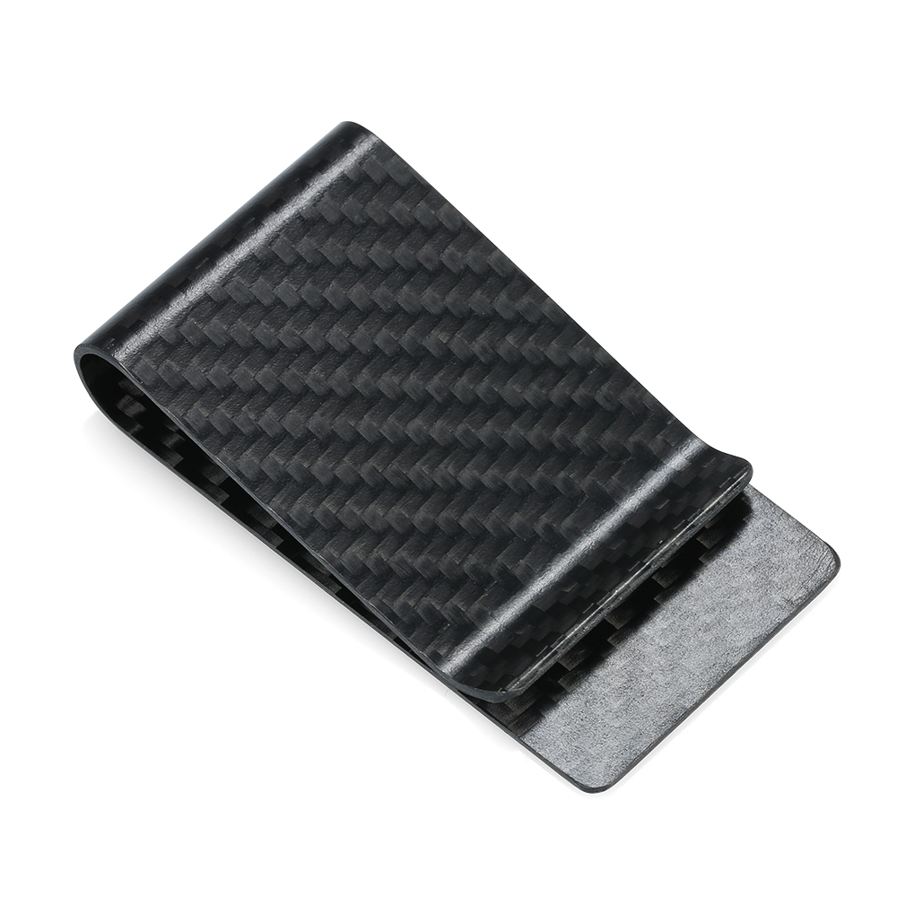 Black Carbon Fiber Wallet Mone - Money Clip Slim avis et prix