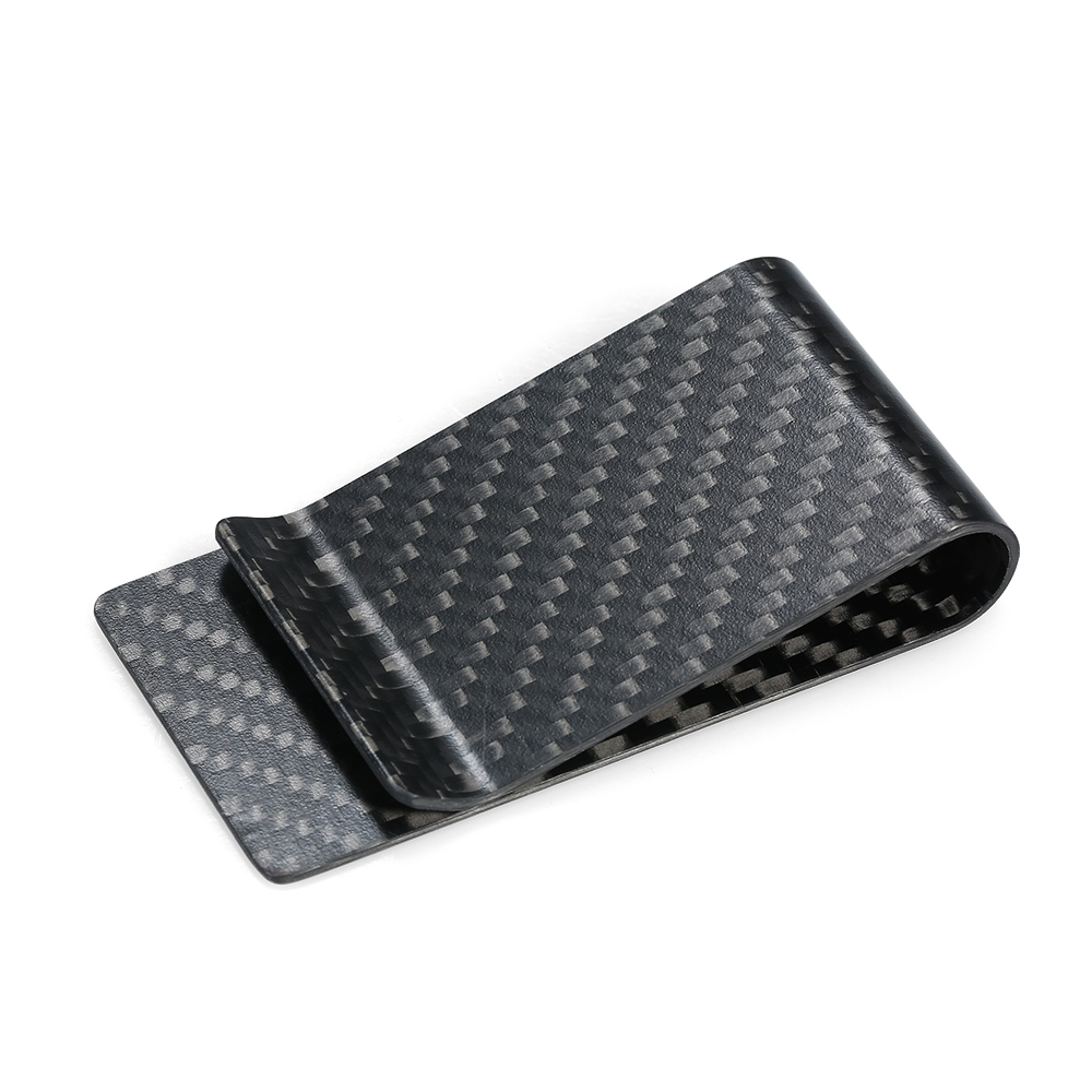 Black Carbon Fiber Wallet Mone - Money Clip Slim avis et prix
