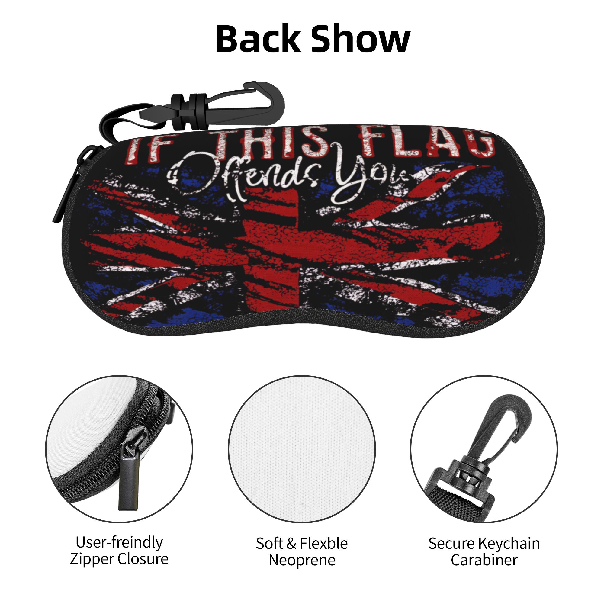 British flag UK Glasses Case M - Men'S Accessories Uk avis et prix