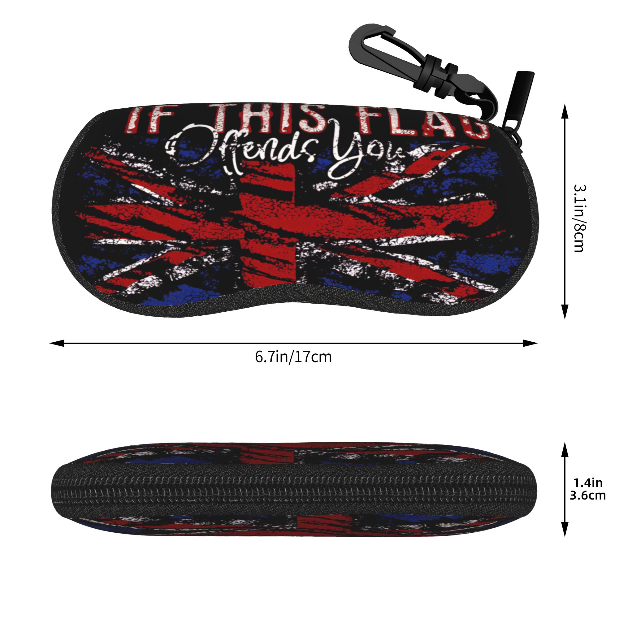 British flag UK Glasses Case M - Men'S Accessories Uk avis et prix
