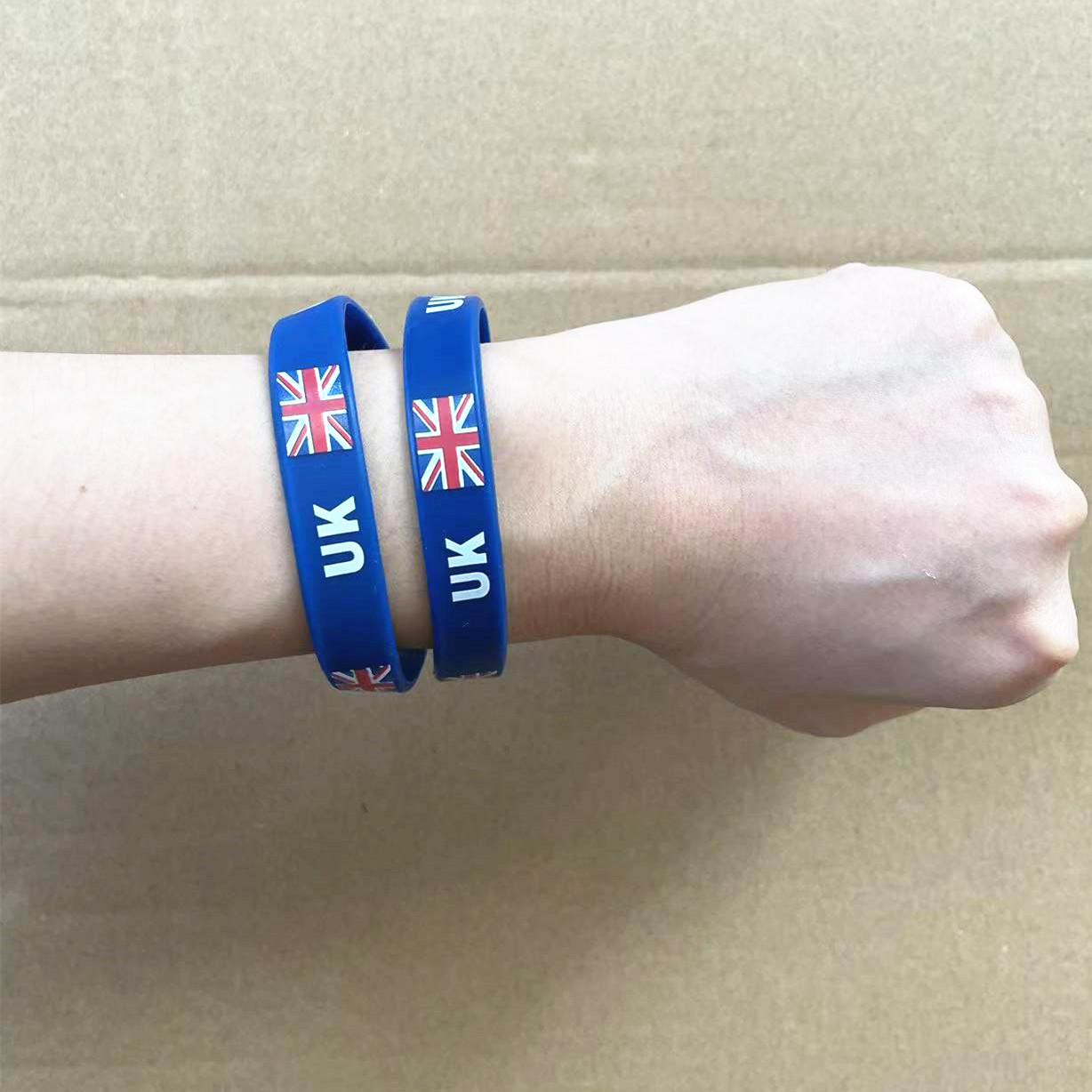 2pcs UK Britain Flag Wristband - Men'S Accessories Uk avis et prix