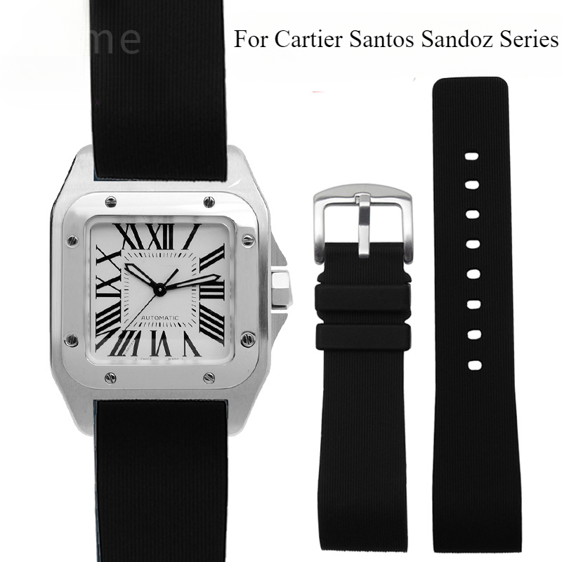 Black Blue Silicone Watch Stra - Men'S Accessories Cartier avis et prix