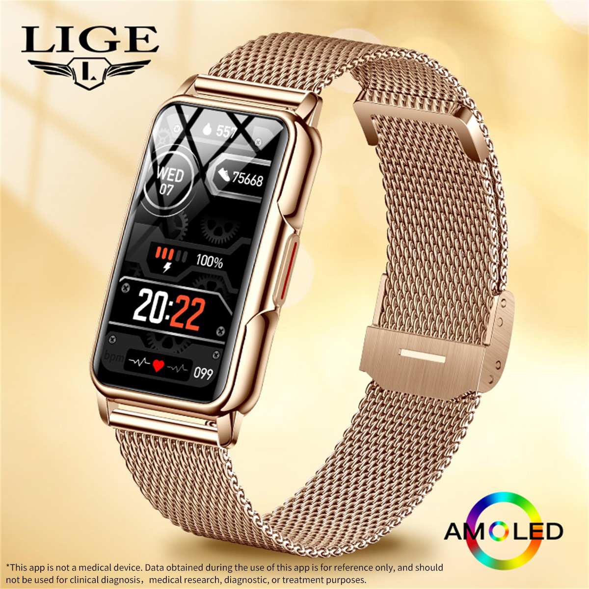 LIGE Smart Watch Men Women Fit - Men'S Accessories Jewelry Bracelet avis et prix