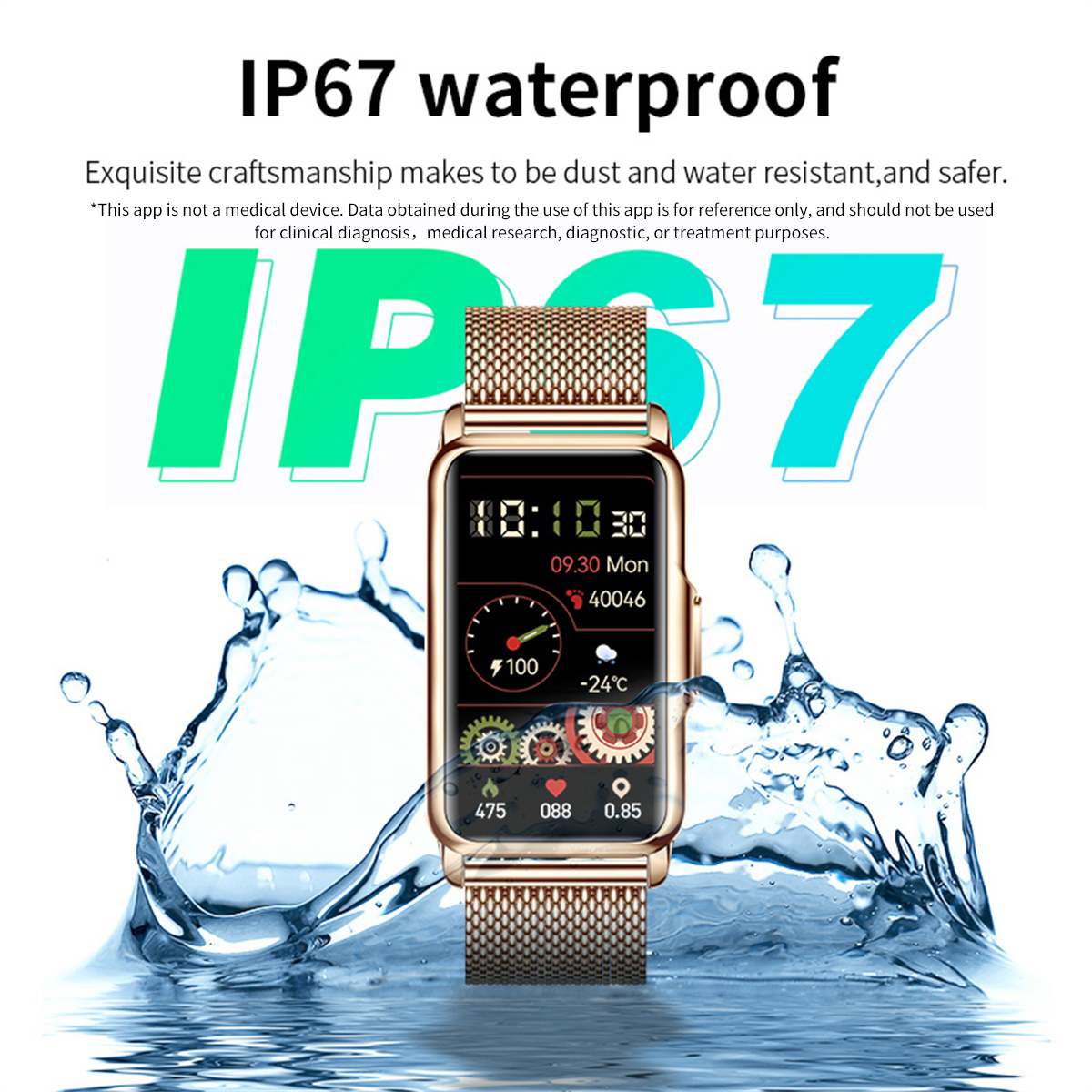 LIGE Smart Watch Men Women Fit - Men'S Accessories Jewelry Bracelet avis et prix